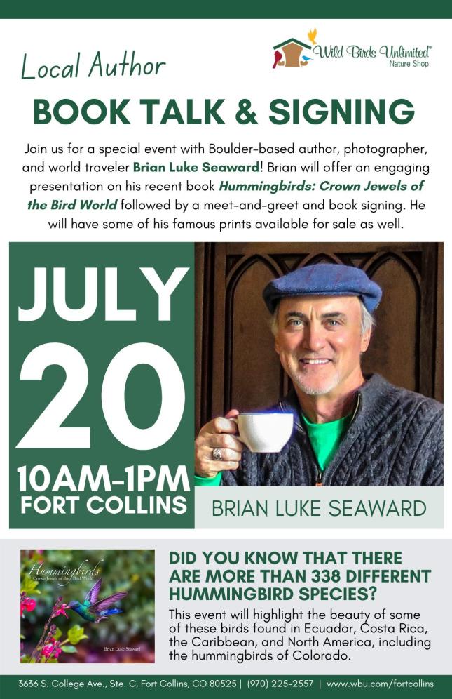 Brian Luke Seaward Book Signing Event